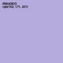 #B6ABDD - Cold Purple Color Image