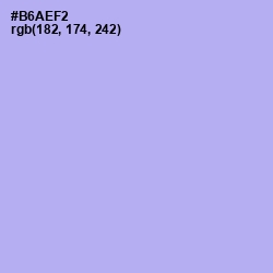 #B6AEF2 - Biloba Flower Color Image