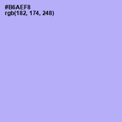 #B6AEF8 - Biloba Flower Color Image