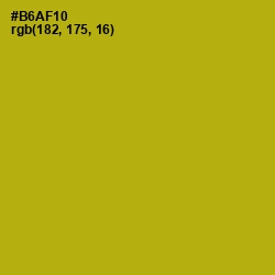 #B6AF10 - Sahara Color Image