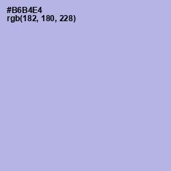 #B6B4E4 - Biloba Flower Color Image