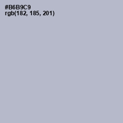#B6B9C9 - French Gray Color Image