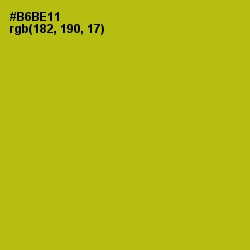 #B6BE11 - Sahara Color Image