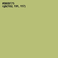 #B6BF75 - Gimblet Color Image