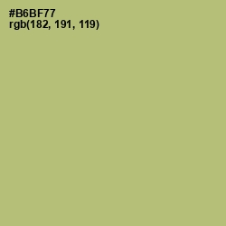 #B6BF77 - Gimblet Color Image