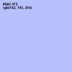 #B6C1FE - Spindle Color Image