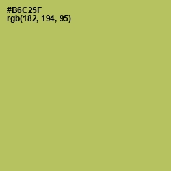 #B6C25F - Celery Color Image