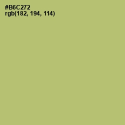 #B6C272 - Wild Willow Color Image