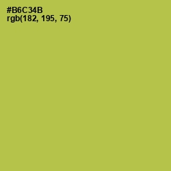 #B6C34B - Celery Color Image