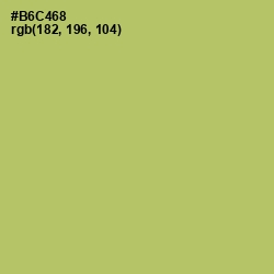 #B6C468 - Wild Willow Color Image