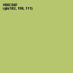 #B6C66F - Wild Willow Color Image