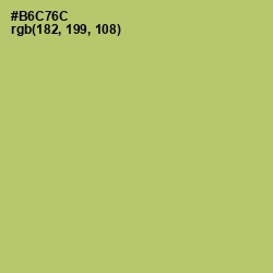 #B6C76C - Wild Willow Color Image