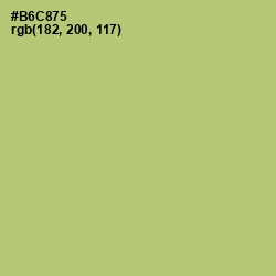 #B6C875 - Wild Willow Color Image