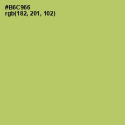 #B6C966 - Wild Willow Color Image