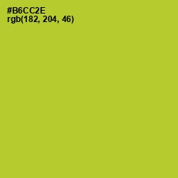 #B6CC2E - Key Lime Pie Color Image