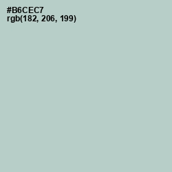 #B6CEC7 - Submarine Color Image