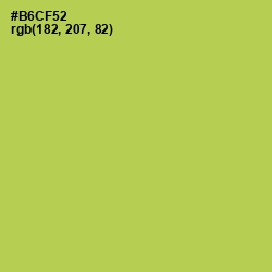 #B6CF52 - Celery Color Image