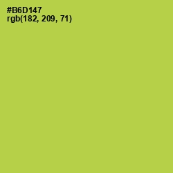 #B6D147 - Conifer Color Image
