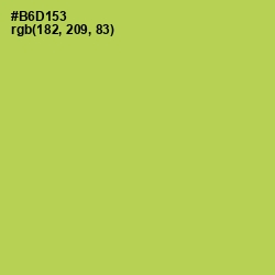 #B6D153 - Conifer Color Image
