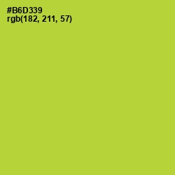#B6D339 - Key Lime Pie Color Image