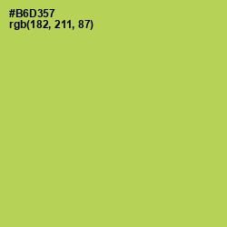 #B6D357 - Conifer Color Image