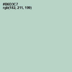 #B6D3C7 - Jet Stream Color Image