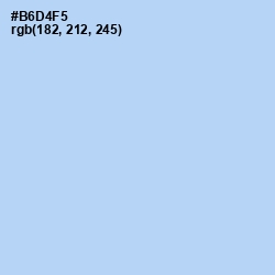#B6D4F5 - Spindle Color Image