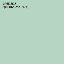 #B6D5C2 - Surf Color Image