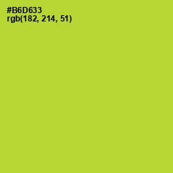 #B6D633 - Key Lime Pie Color Image