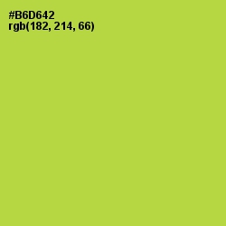#B6D642 - Conifer Color Image