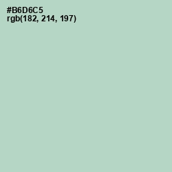 #B6D6C5 - Surf Color Image