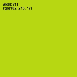 #B6D711 - Fuego Color Image