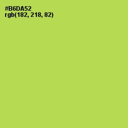 #B6DA52 - Conifer Color Image