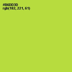 #B6DD3D - Key Lime Pie Color Image