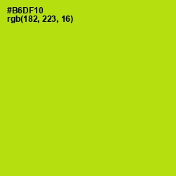 #B6DF10 - Fuego Color Image