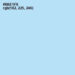 #B6E1F6 - Sail Color Image