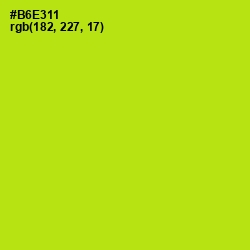 #B6E311 - Inch Worm Color Image