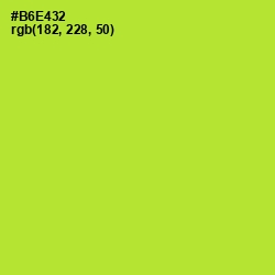 #B6E432 - Green Yellow Color Image