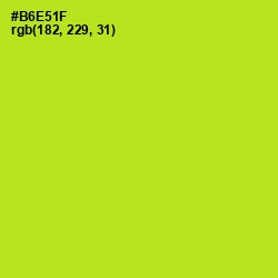 #B6E51F - Inch Worm Color Image