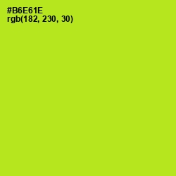 #B6E61E - Inch Worm Color Image