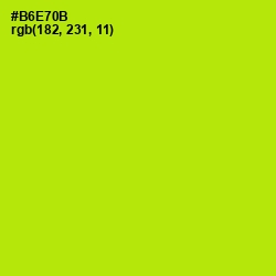 #B6E70B - Inch Worm Color Image