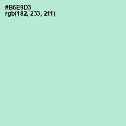 #B6E9D3 - Cruise Color Image