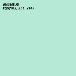 #B6E9D6 - Cruise Color Image