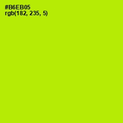 #B6EB05 - Inch Worm Color Image