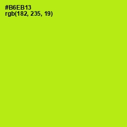 #B6EB13 - Inch Worm Color Image