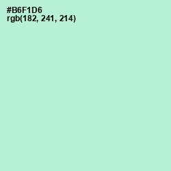 #B6F1D6 - Cruise Color Image