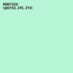 #B6F5D6 - Cruise Color Image