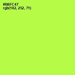 #B6FC47 - Conifer Color Image