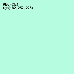 #B6FCE1 - Ice Cold Color Image