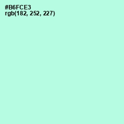 #B6FCE3 - Ice Cold Color Image
